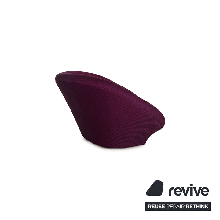 Ligne Roset Ploum Stoff Sofa Violett Dreisitzer Couch