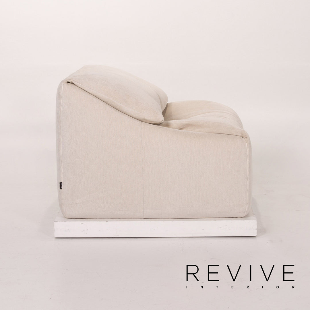 ligne roset Plumy Stoff Sessel Creme #13996