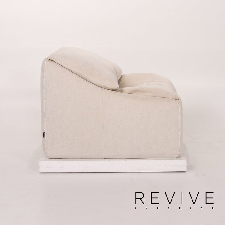 ligne roset Plumy Stoff Sessel Creme #13996