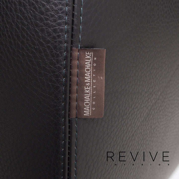 Machalke Manolito Leather Armchair Black #13361