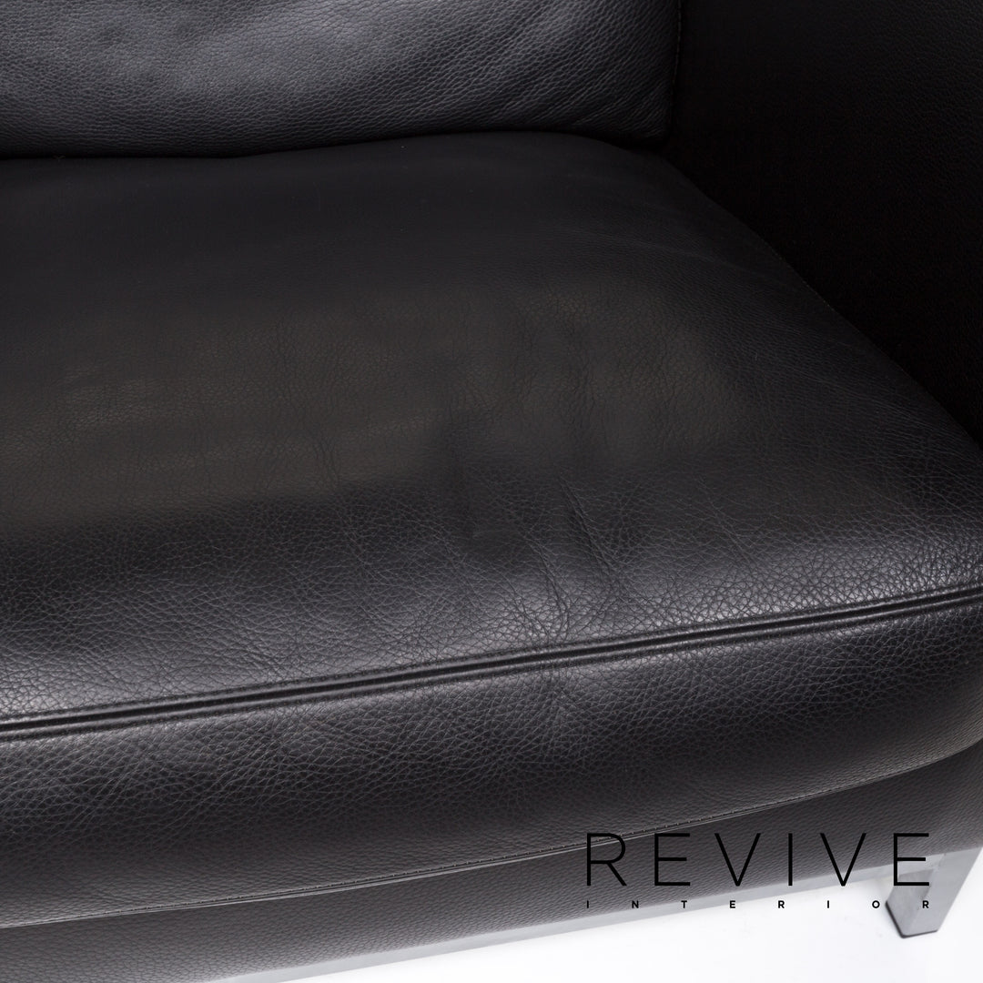 Machalke Manolito Leather Armchair Black #13361