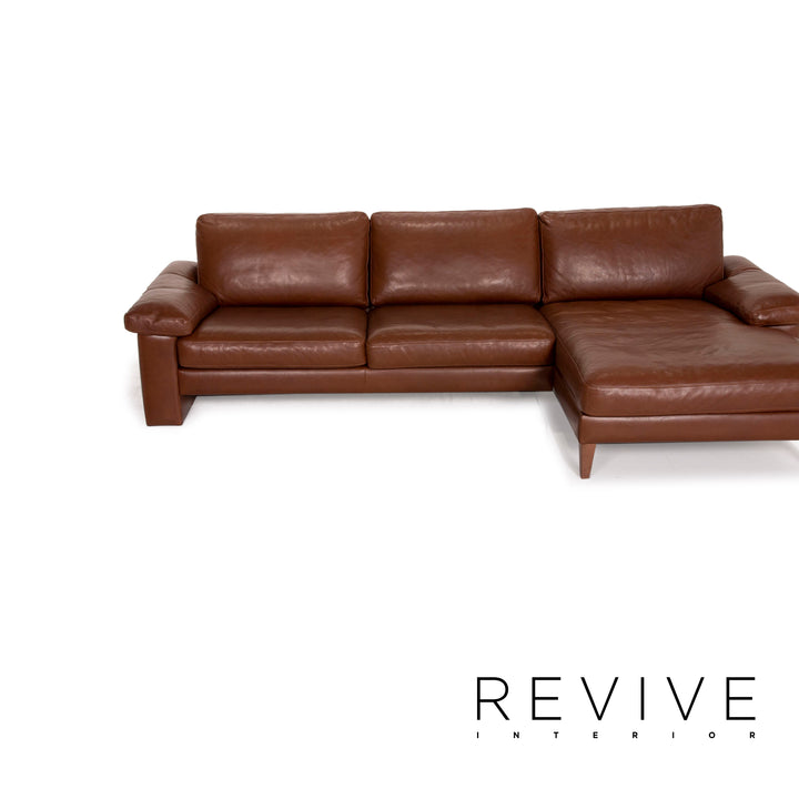 Machalke System Plus Leather Corner Sofa Brown Sofa Couch