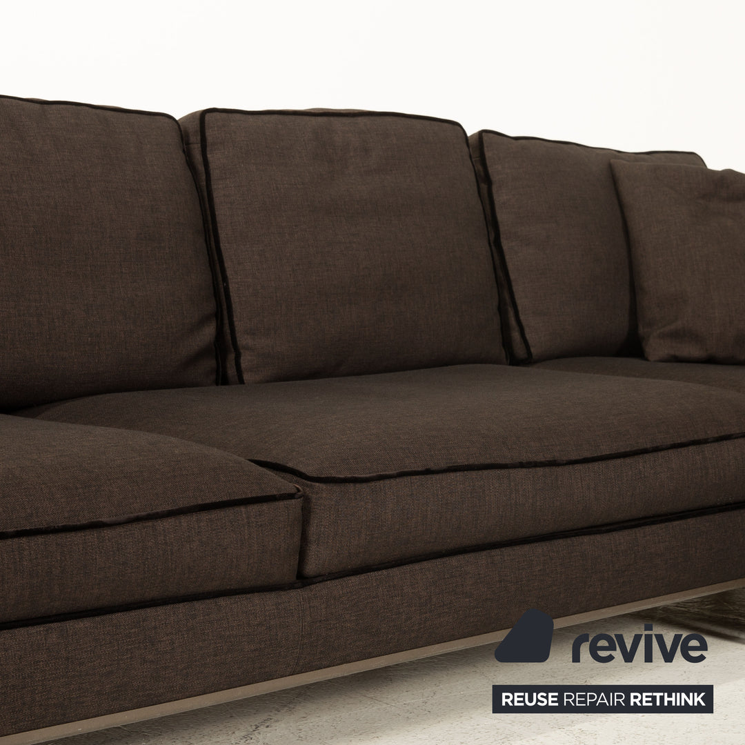 Maxalto Lucrezia Stoff Sofa Grau Ecksofa Couch