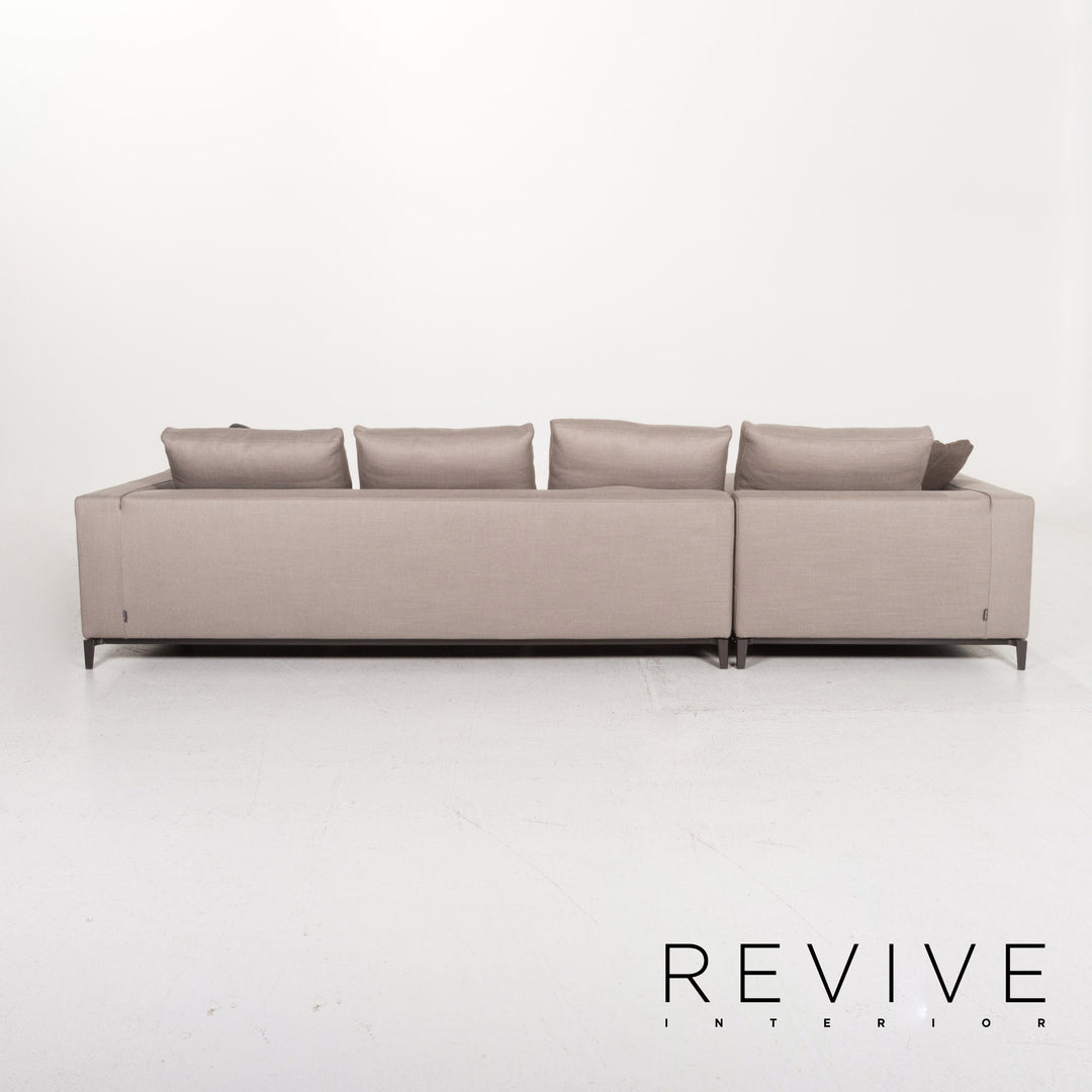 Minotti Andersen Stoff Ecksofa Grau Skandi Sofa Couch #13165