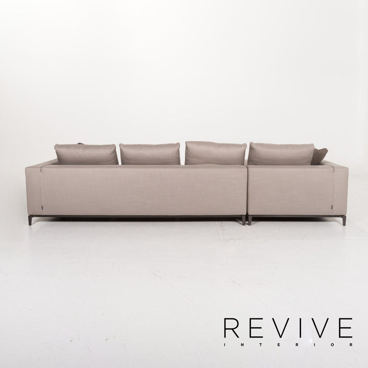 Minotti Andersen Stoff Ecksofa Grau Skandi Sofa Couch #13165
