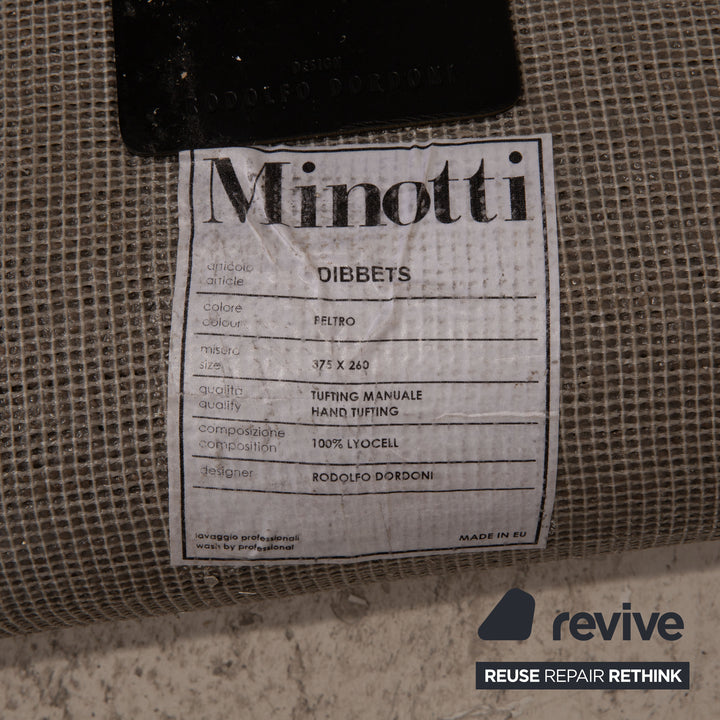 Tapis Minotto Dibbets Gris
