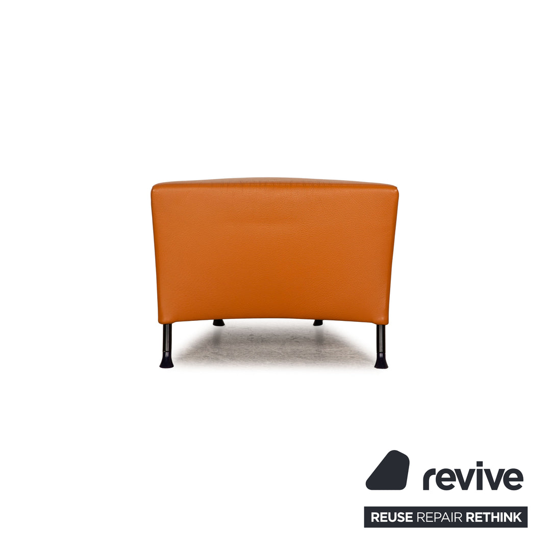 Montis Windy Leder Hocker Orange