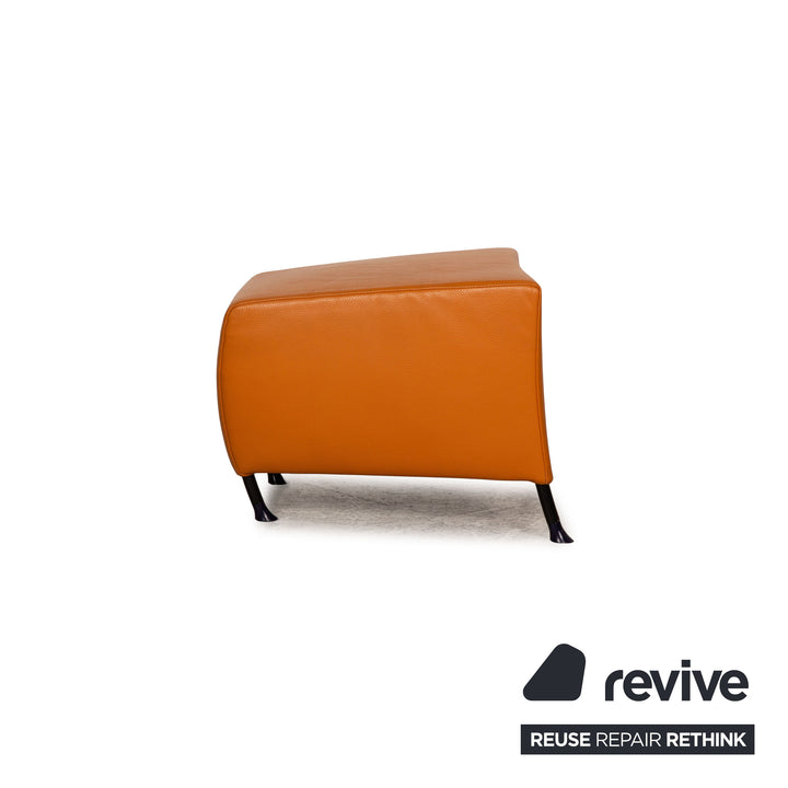 Montis Windy Leder Hocker Orange