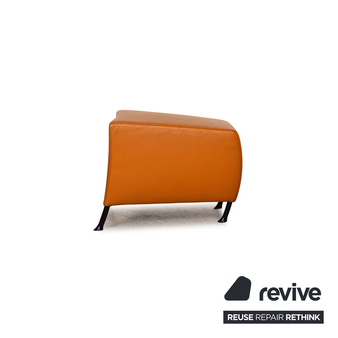 Montis Windy Leder Hocker Orange