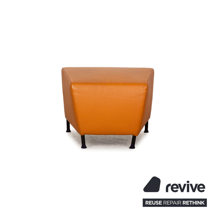 Montis Windy Leder Hocker Orange