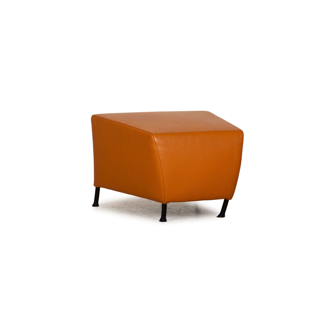 Montis Windy Leder Hocker Orange