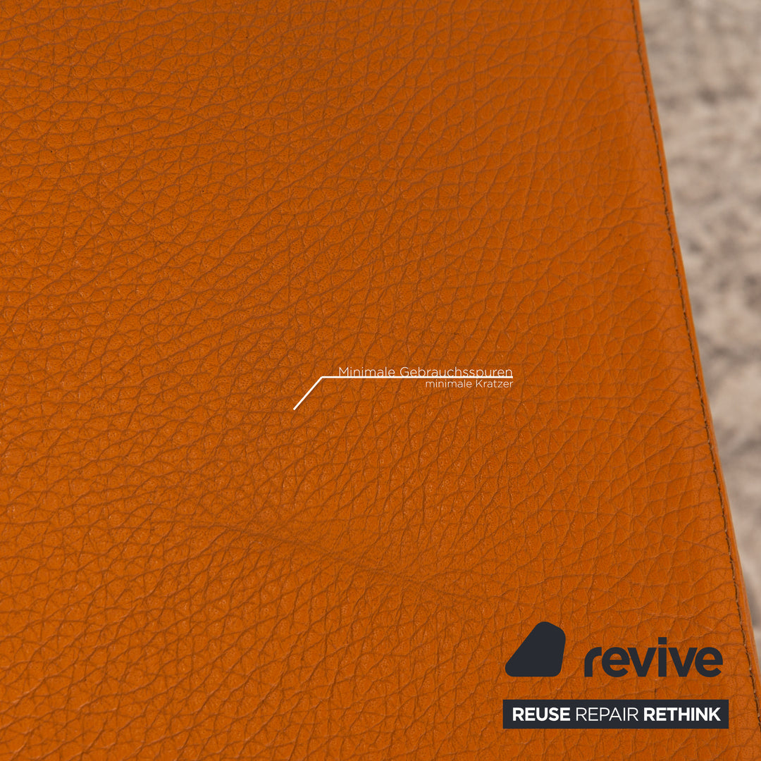 Montis Windy Leder Hocker Orange