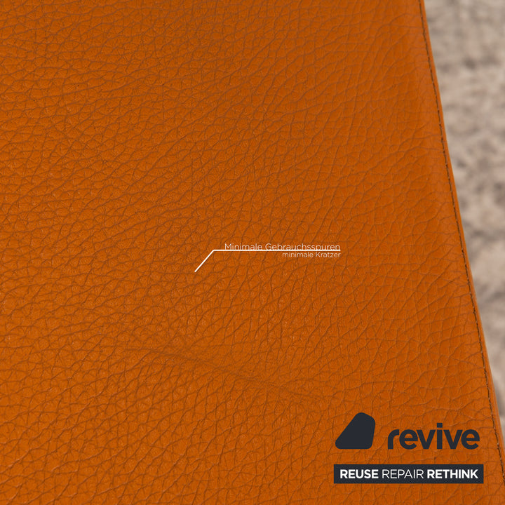 Montis Windy Leder Hocker Orange