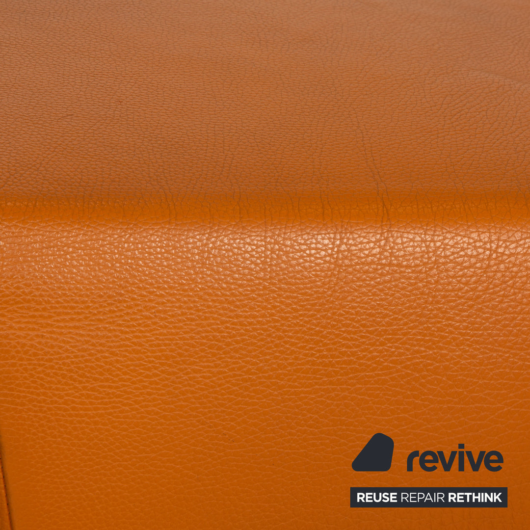 Montis Windy Leder Hocker Orange