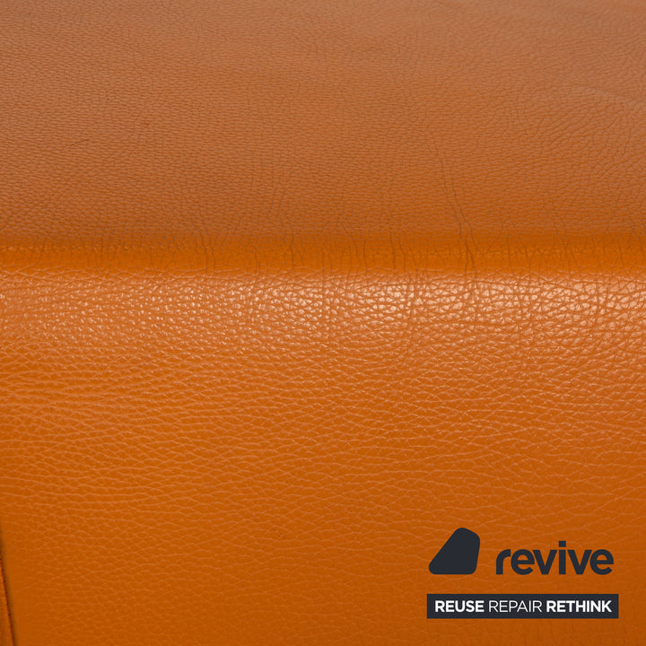 Montis Windy Leder Hocker Orange