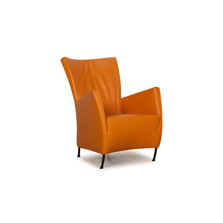 Montis Windy Leather Armchair Orange
