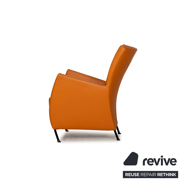 Montis Windy Leather Armchair Orange