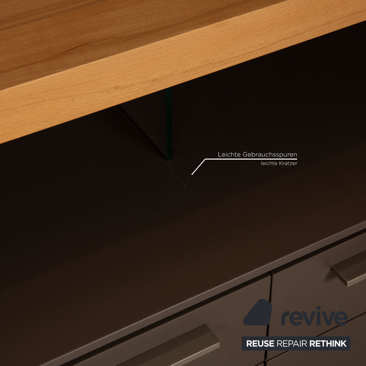 Échantillon de buffet en bois ring gris
