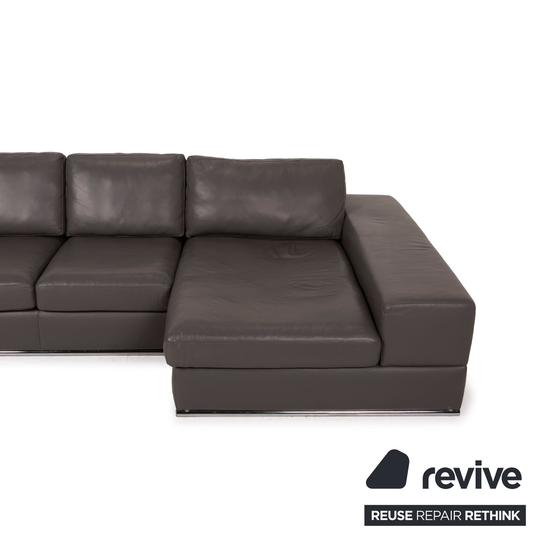 Musterring Leder Sofa Braun Ecksofa