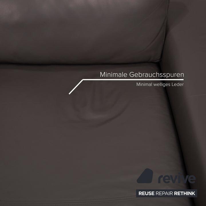 Musterring Leder Sofa Braun Ecksofa