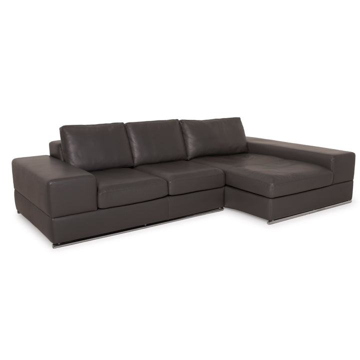 Musterring Leder Sofa Braun Ecksofa