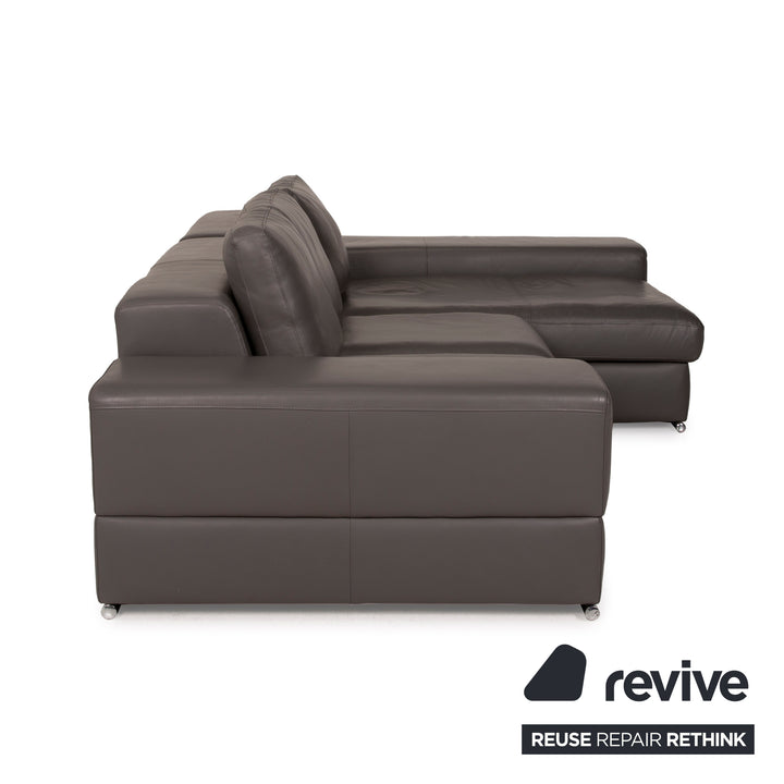 Musterring Leder Sofa Braun Ecksofa