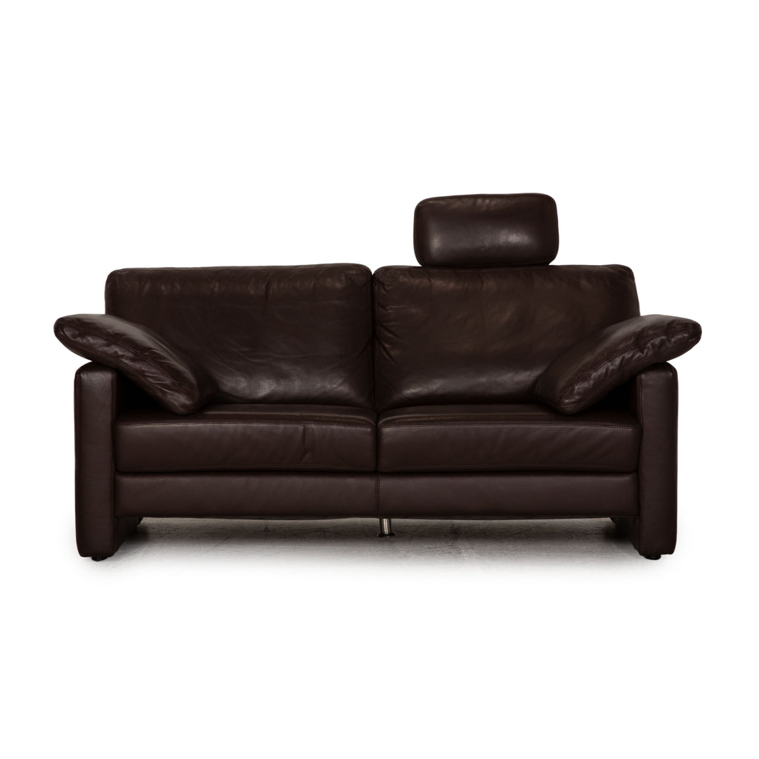 Musterring MR2830 Leather Three Seater Brown Sofa Couch