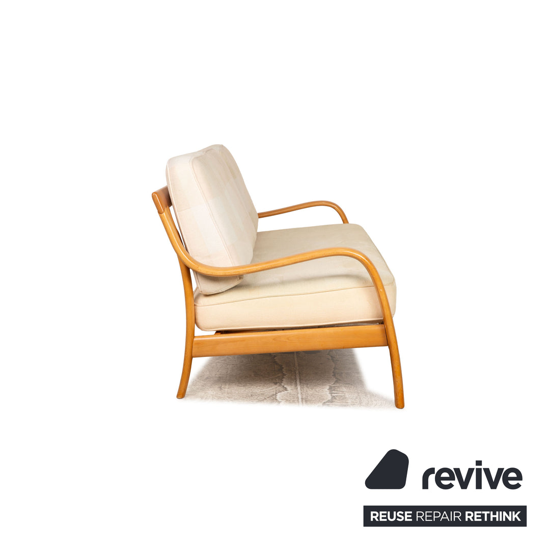 Musterring Stoff Dreisitzer Creme Sofa Couch