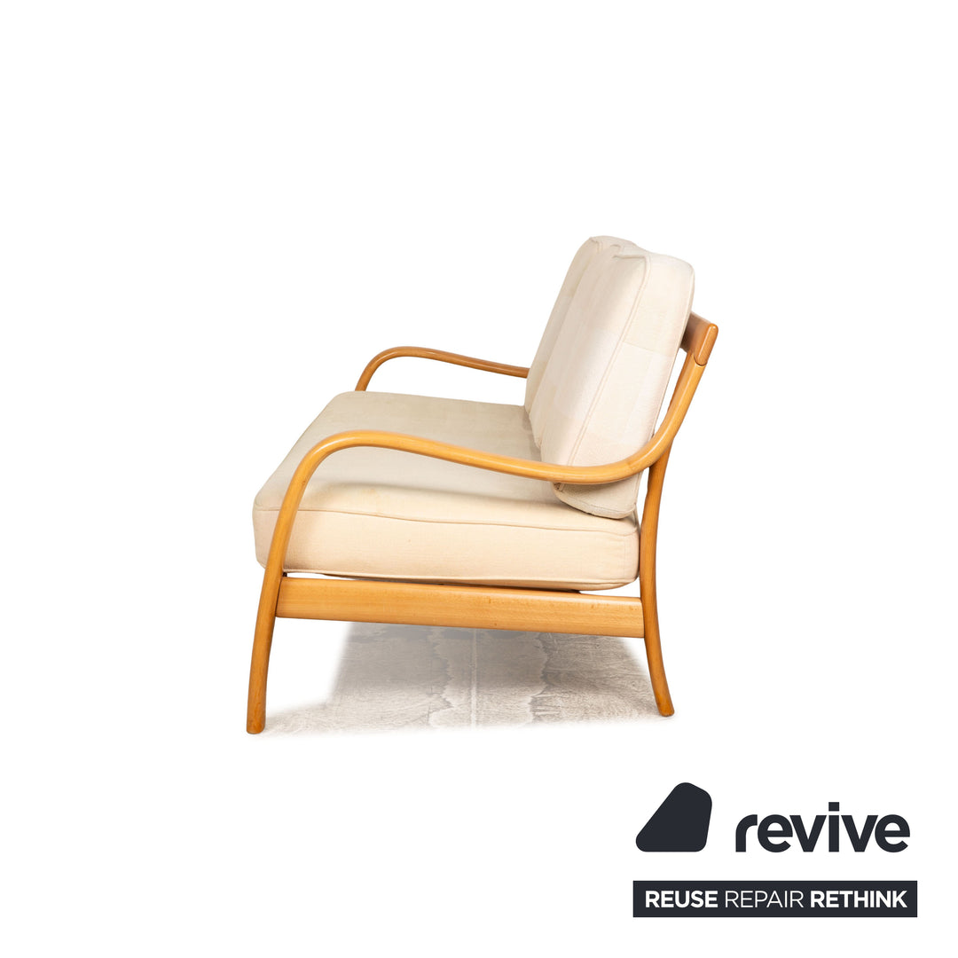 Musterring Stoff Dreisitzer Creme Sofa Couch
