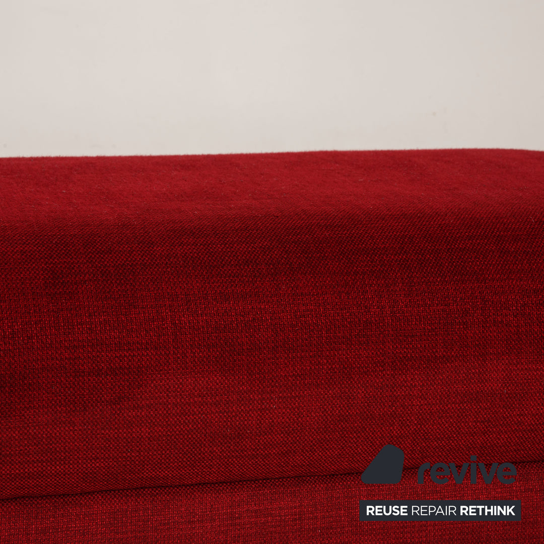 Musterring Stoff Hocker Rot