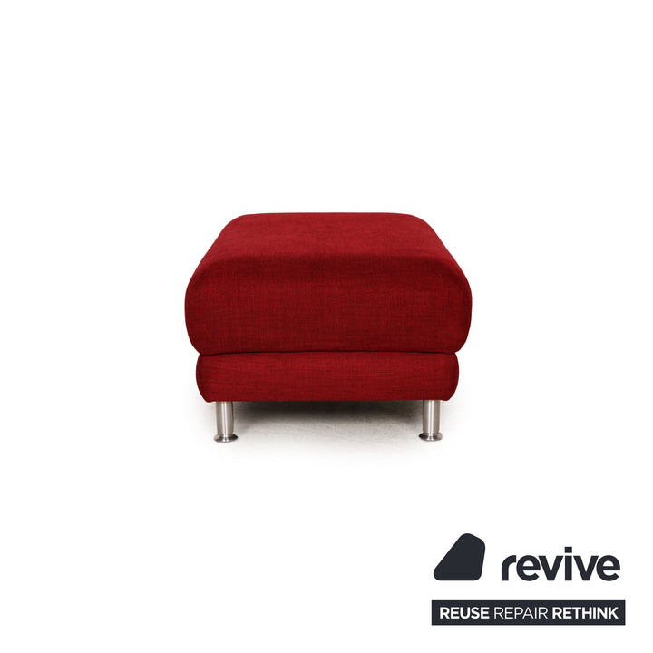 Musterring Stoff Hocker Rot