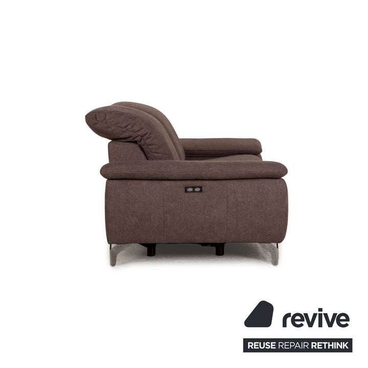 Musterring fabric sofa gray two-seater couch function