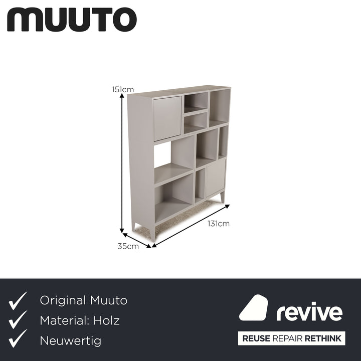 Muuto Holz Sideboard Grau Modular