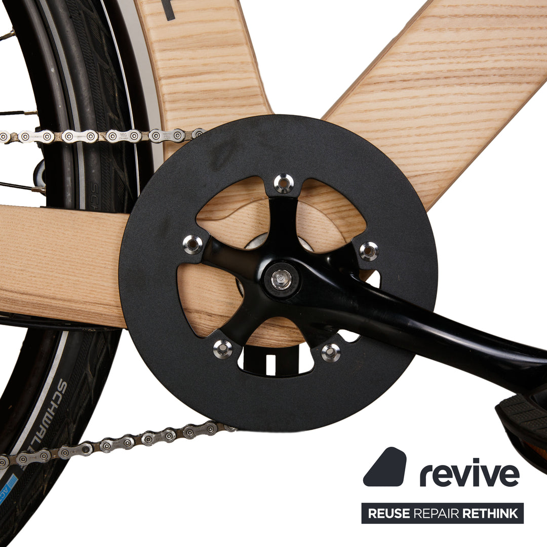 Vélo de ville électrique en bois My Esel E-Tour Plus 2021 marron RG L