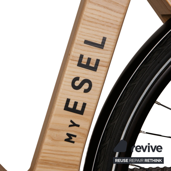Vélo de ville électrique en bois My Esel E-Tour Plus 2021 marron RG L
