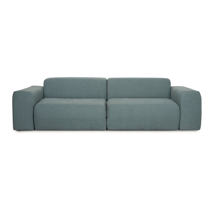 MYCS PYLLOW Fabric 3 Seater Mint Turquoise Sofa Couch