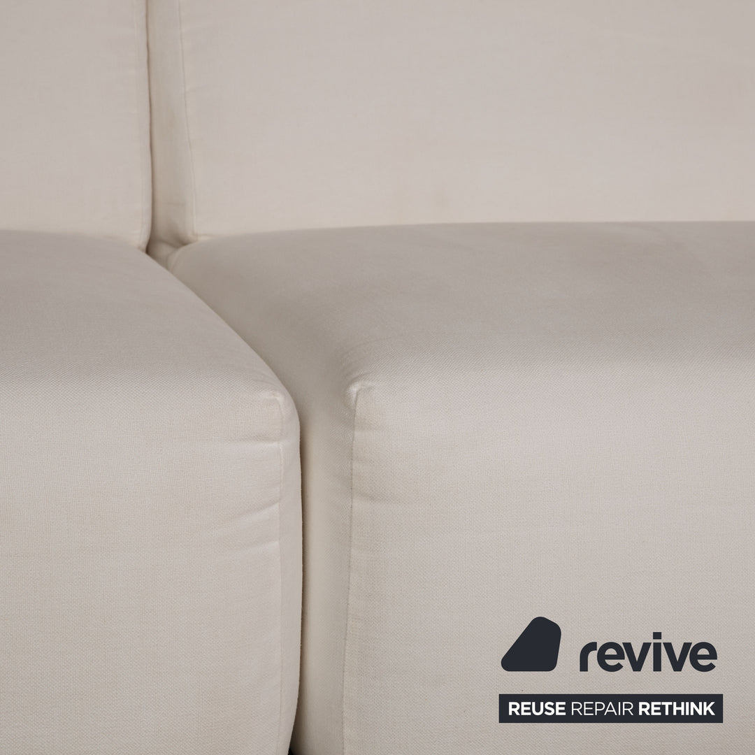 MYCS PYLLOW Stoff Dreisitzer Sofa Weiß Sofa Couch