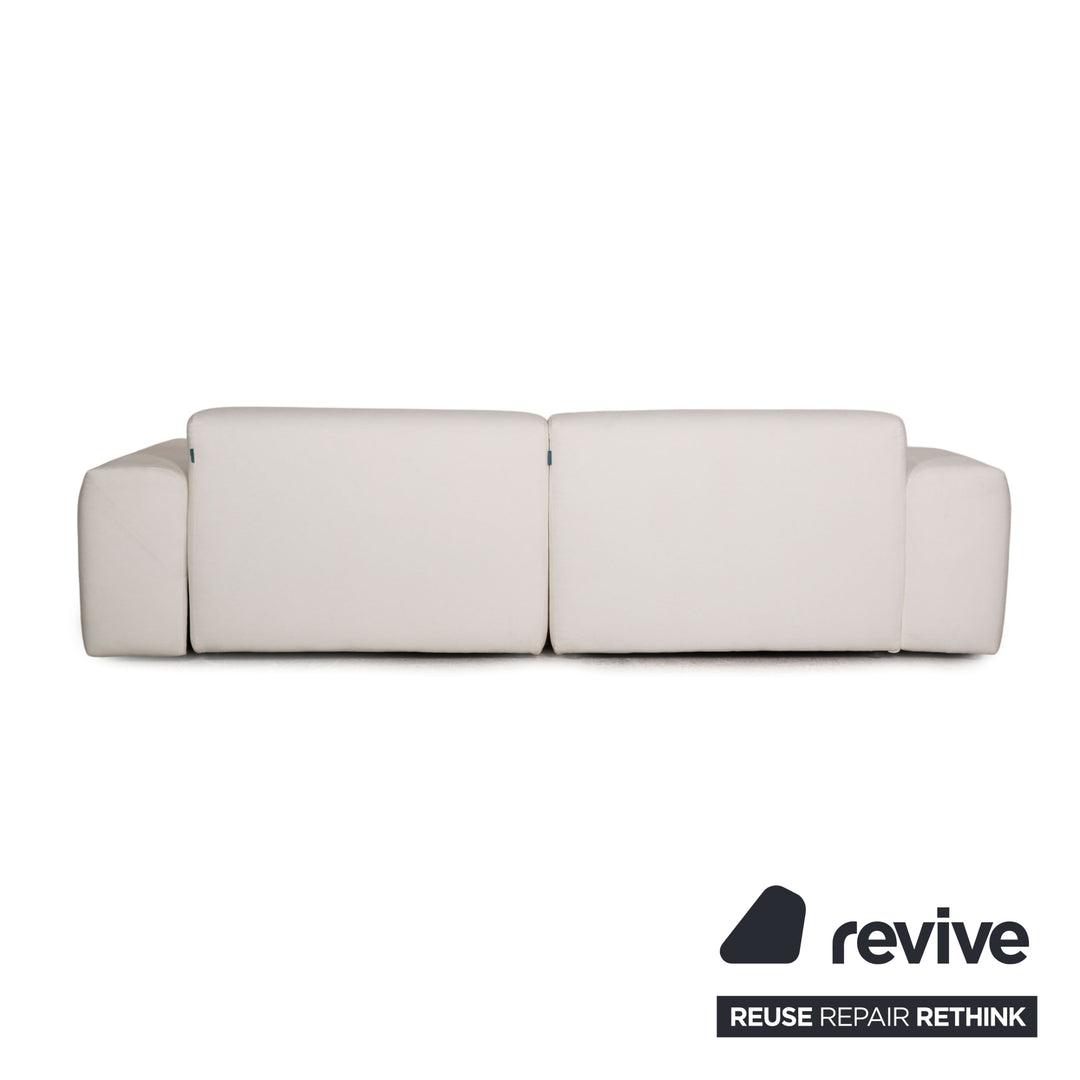 MYCS PYLLOW Stoff Dreisitzer Sofa Weiß Sofa Couch