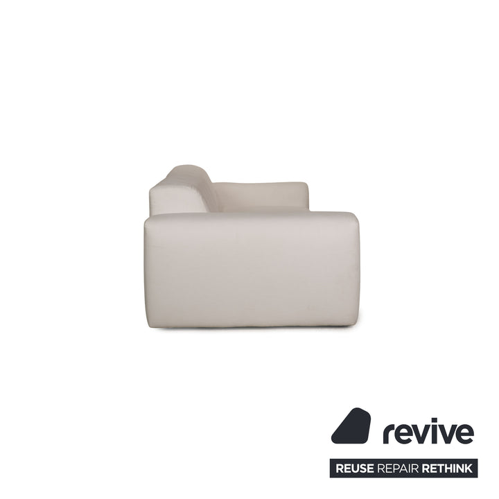 MYCS PYLLOW Stoff Dreisitzer Sofa Weiß Sofa Couch