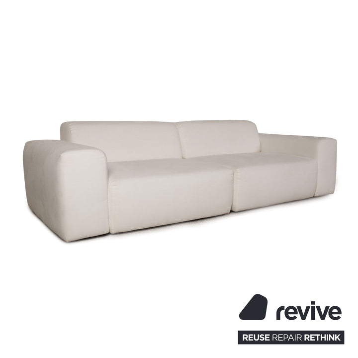 MYCS PYLLOW Stoff Dreisitzer Sofa Weiß Sofa Couch