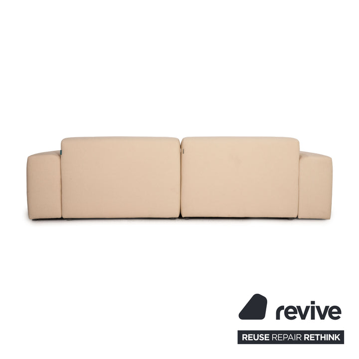 MYCS PYLLOW Stoff Ecksofa Creme Sofa Couch