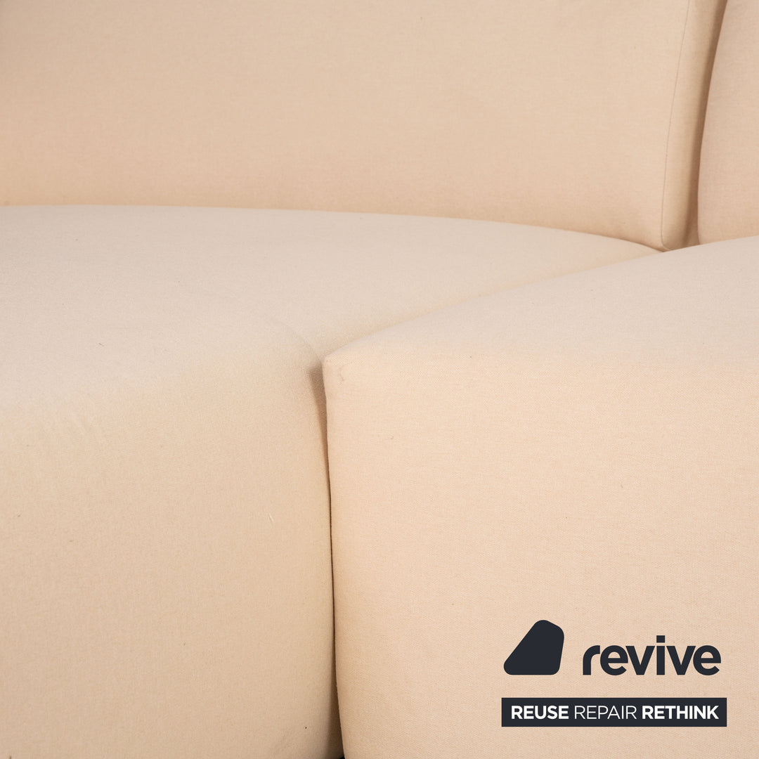 MYCS PYLLOW Stoff Ecksofa Creme Sofa Couch