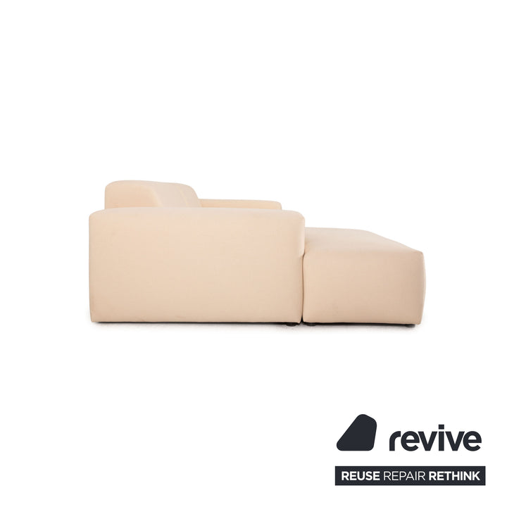MYCS PYLLOW Stoff Ecksofa Creme Sofa Couch