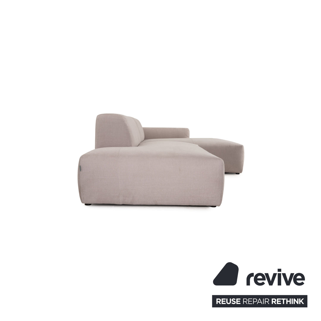 MYCS PYLLOW Canapé d'angle en tissu Gris Canapé Canapé