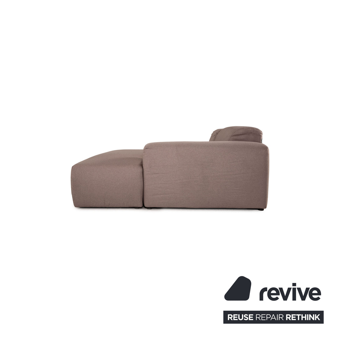 MYCS PYLLOW Canapé d'angle en tissu Gris Canapé Canapé