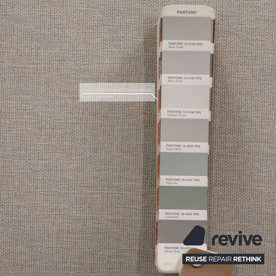 MYCS PYLLOW Canapé d'angle en tissu Gris Canapé Canapé