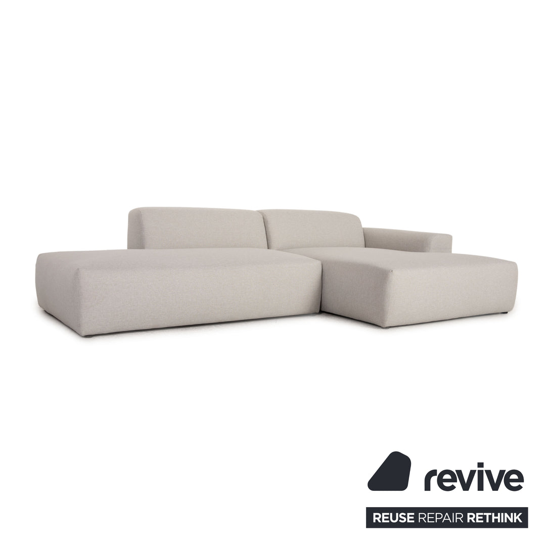 MYCS PYLLOW Canapé d'angle en tissu Gris Canapé Canapé