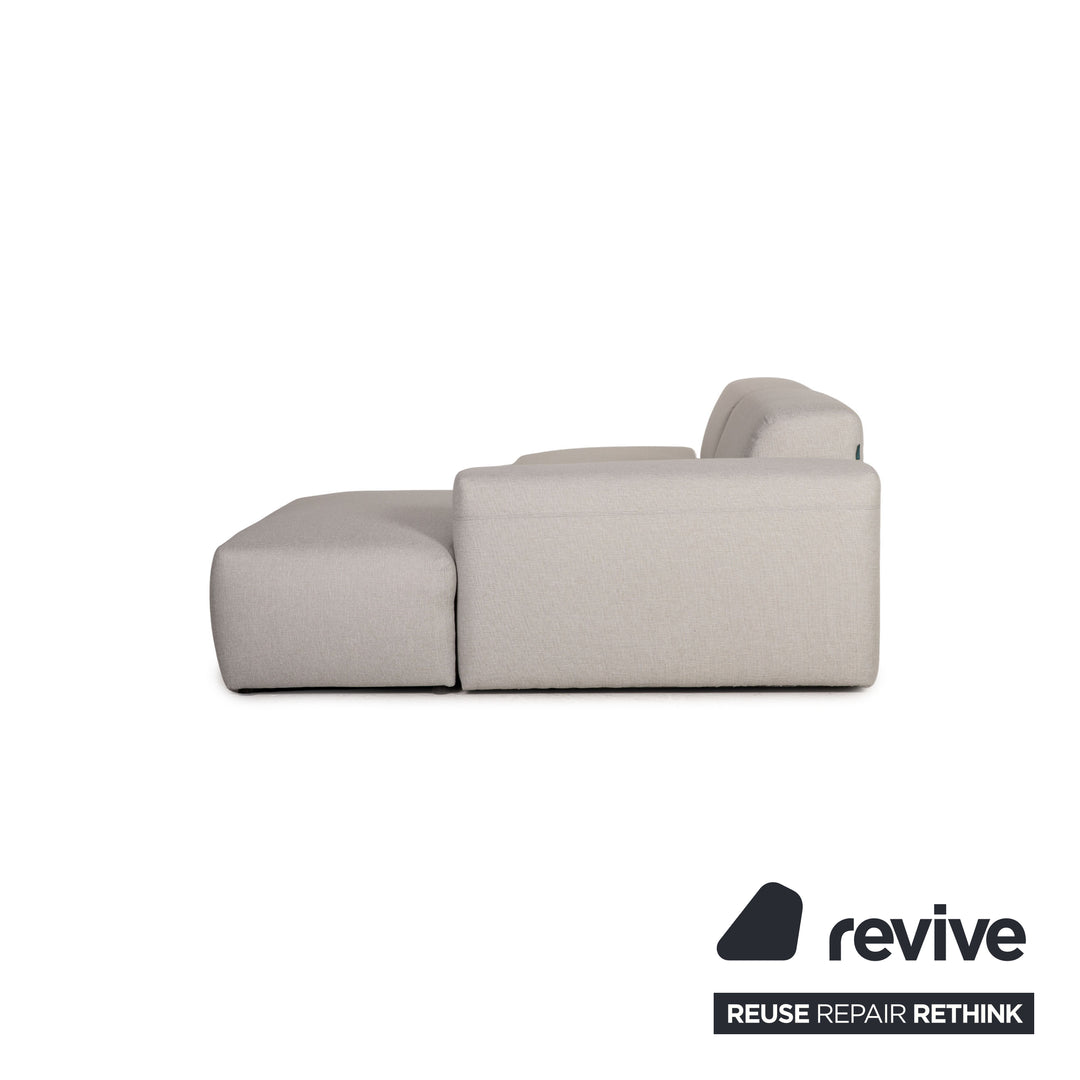 MYCS PYLLOW Canapé d'angle en tissu Gris Canapé Canapé