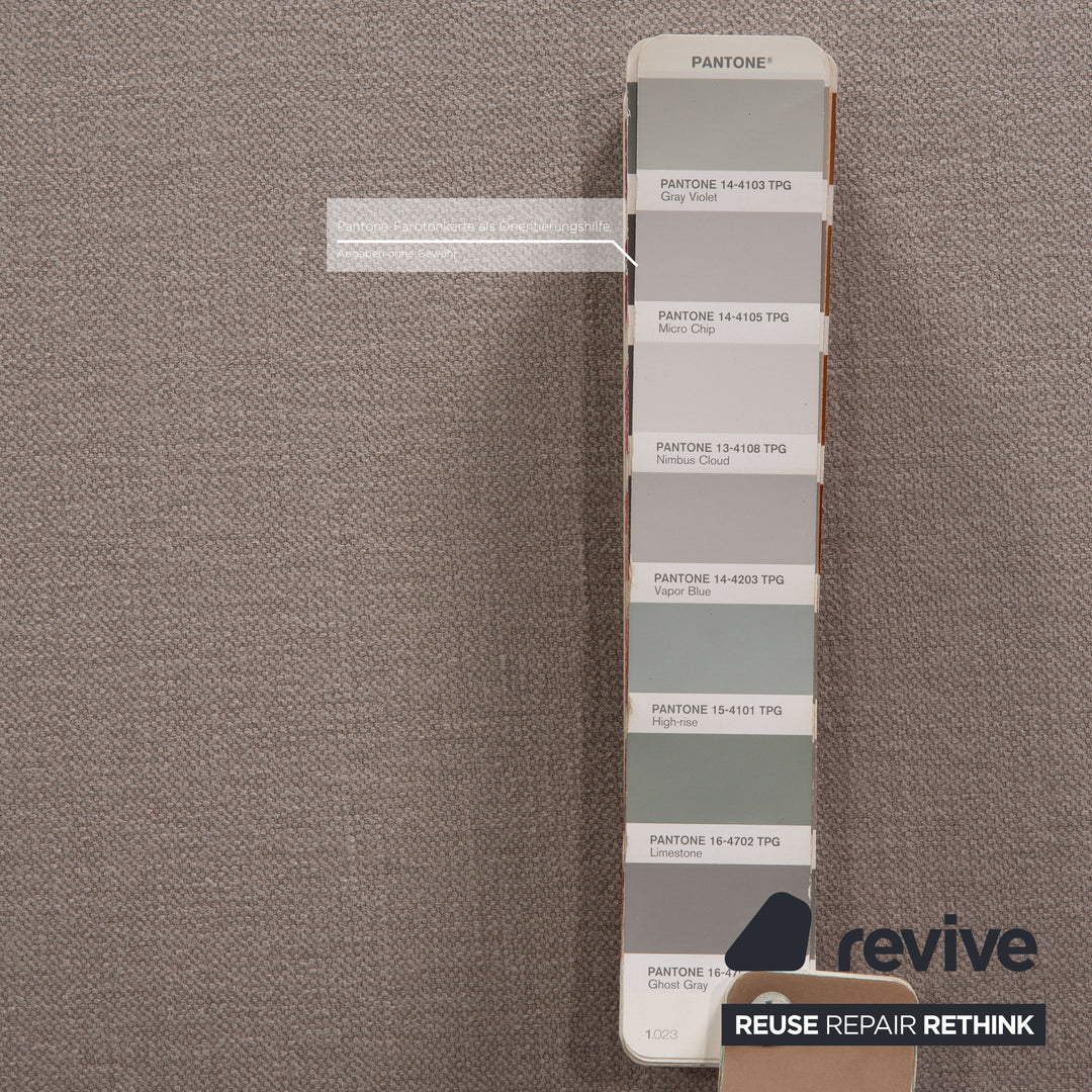MYCS PYLLOW Canapé d'angle en tissu Gris Canapé Canapé