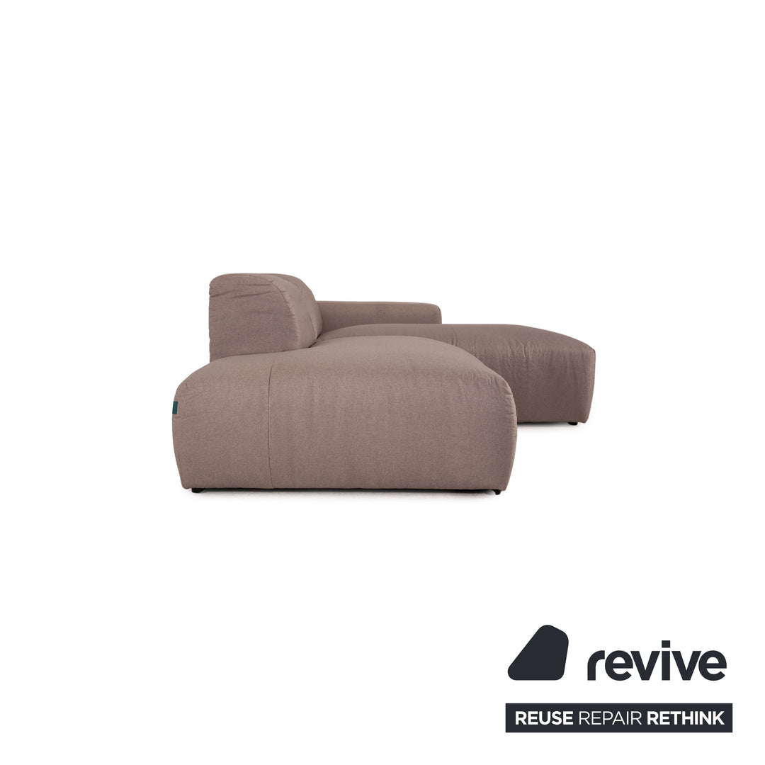 MYCS PYLLOW Canapé d'angle en tissu Gris Canapé Canapé